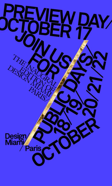 Countdown to Design Miami/Paris